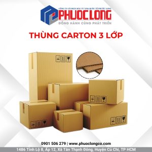 thùng carton 3 lớp