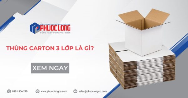 thùng carotn 3 lớp là gì