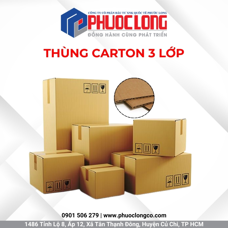 thùng carton 3 lớp