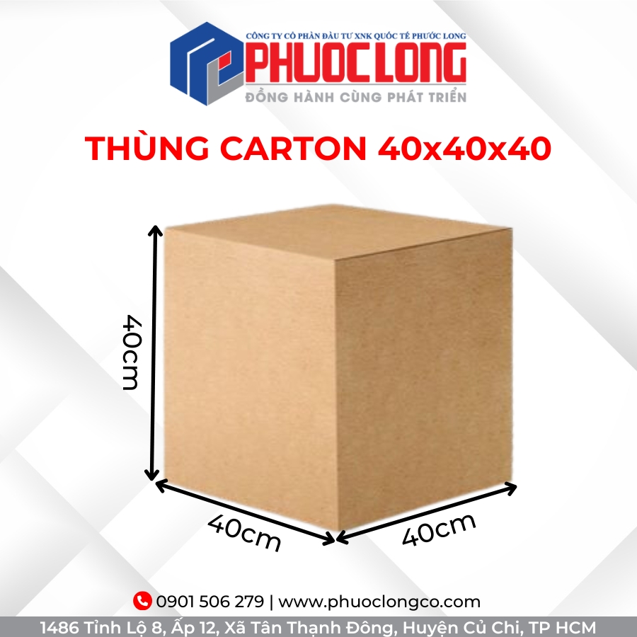 Thùng carton 40x40x40