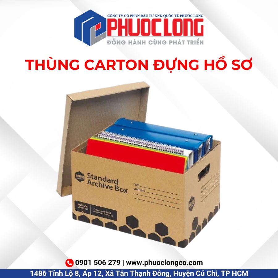 thùng carton đựng hồ sơ
